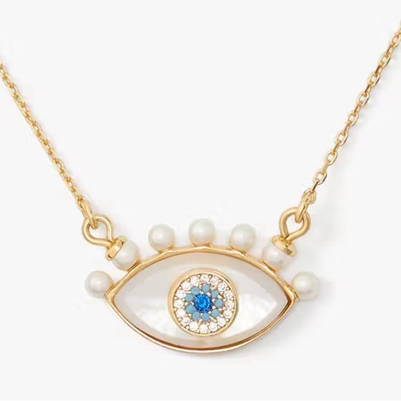 Kate Spade Evil Eye Pendant Necklace - Picture 2 of 6